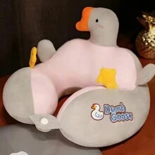 1入組u型旅行頸枕,卡通便攜枕頭,適合午睡使用 - 彩色 - 查看 4