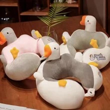 1入組u型旅行頸枕,卡通便攜枕頭,適合午睡使用 - 彩色 - 查看 3