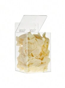 Impresa Acrylic Wall Mount Dispenser for Gloves, Shoe Covers, Hairnet Holder, Beard Nets Storage (5 x 4.5 x 8.5 In) - 無色 - 查看 9