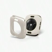 1 件女款星空糖果色硅胶保护壳适用于 38/40/41/42/44/45/49/46 毫米 Apple Watch Ultra2/Ultra/SE/10/9/8/7/6/5/4/3/2/1 - 星光色 - 查看 6
