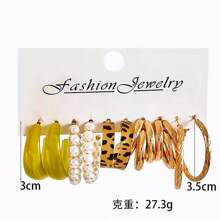 15pairs C-shaped Hoop Earrings Set - Minimalist Style Elegant Fashionable Women's Gift - Multicolor - View 5