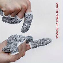 10 Pcs Cut Resistant Gloves, Kitchen Cuts Gloves - Light Grey - View 6