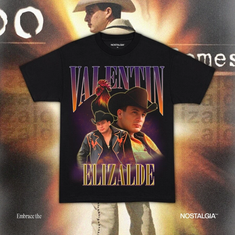 Valentin Elizalde T-Shirt - Negro - Ver 1