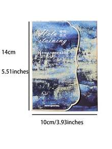 30pcs/Pack Dreamy Marbled & Sand Pattern Background Material Paper For Diy Collage Decoration - Multicolor - View 6