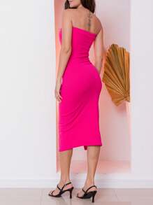 Women Dresses - 粉色 - 查看 2