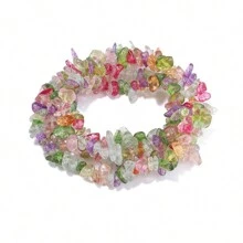 200pcs 5-8mm Natural Chips Stone Asymmetrical Beads Healing Crystal For DIY Bracelet Necklace Earrings Jewelry Making Material Accessories - Amazonite - View 24