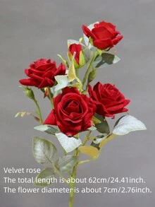 新款柔軟絨面玫瑰人造花婚禮場地裝飾,用於天花板,走道,道路引導裝飾