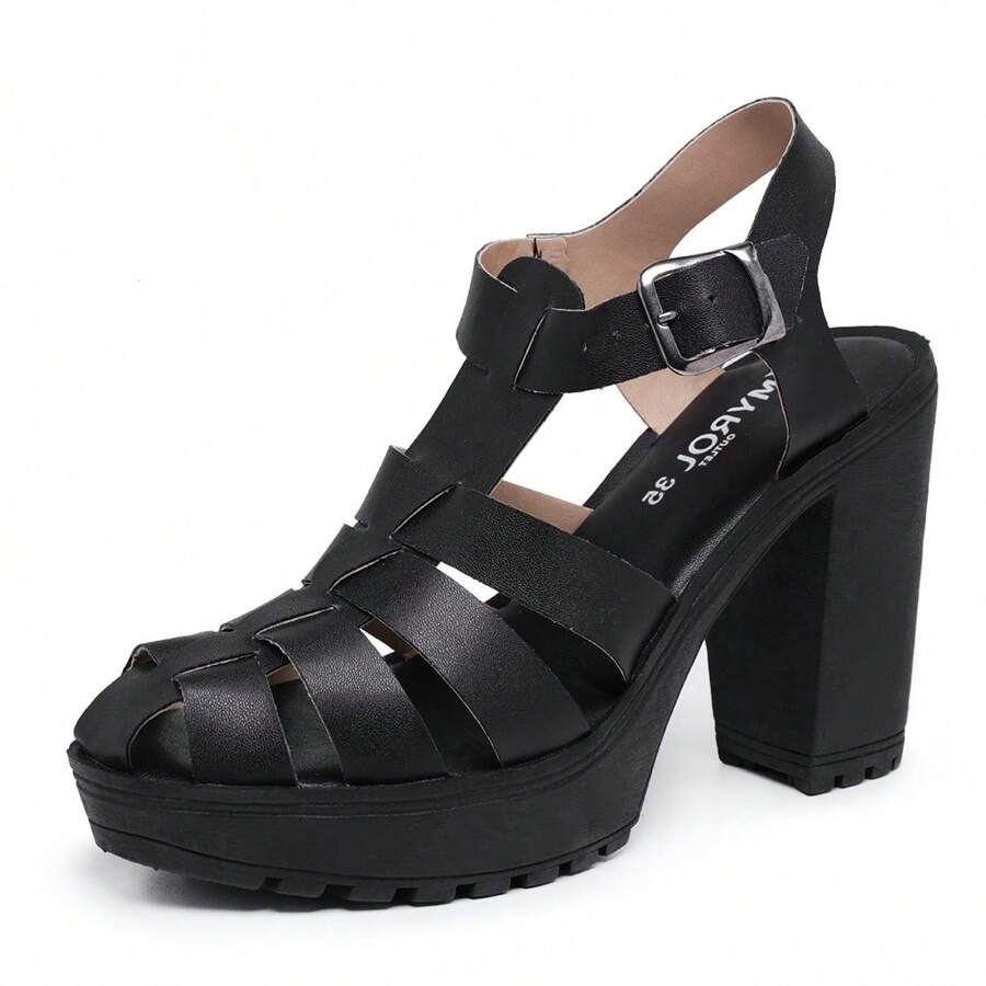Women Platforms & Wedge Sandals - màu đen - Xem 1