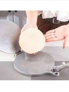 Prensa para hacer tortilla tortilladora maquina tortillero manual para hacer tortillas - Plateado - Ver 2