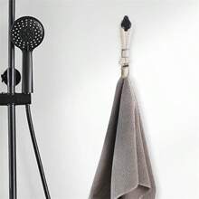 毛巾夾,浴室金屬夾緊浴巾 - 白色 - 查看 4