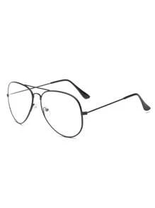 1 Pair Women Retro Oval Clear Lens Decorative Non-Prescription Fashion Glasses Valentines