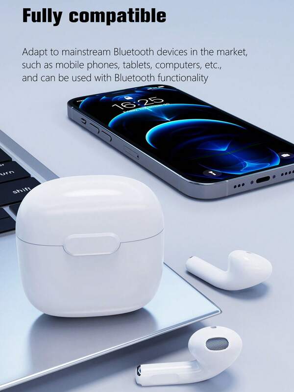 P4 Wireless Stereo Noise-Proof Earphones, Wireless 5.3 Headset, HD Music Sound, Long Lasting Battery Life