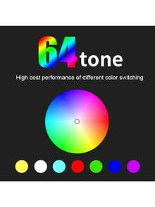 1套多色rgb汽車裝飾燈霓虹燈冷光條,汽車環境內飾節奏led條燈組合 - 彩色 - 查看 4