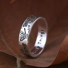 1pc Gorgeous & Fashionable Animal Dragonfly Ring Suitable For Daily Wear/festivals/gifts - Antique Silver - View 1