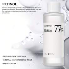 Tónico Calmante Al 77% De 3.38 Oz Con Retinol, Para Pieles Sensibles, Pieles Secas, Pieles Que Desafían El Envejecimiento, Ayuda A Refinar Y Exfoliar El Rostro - Blanco - Ver 3
