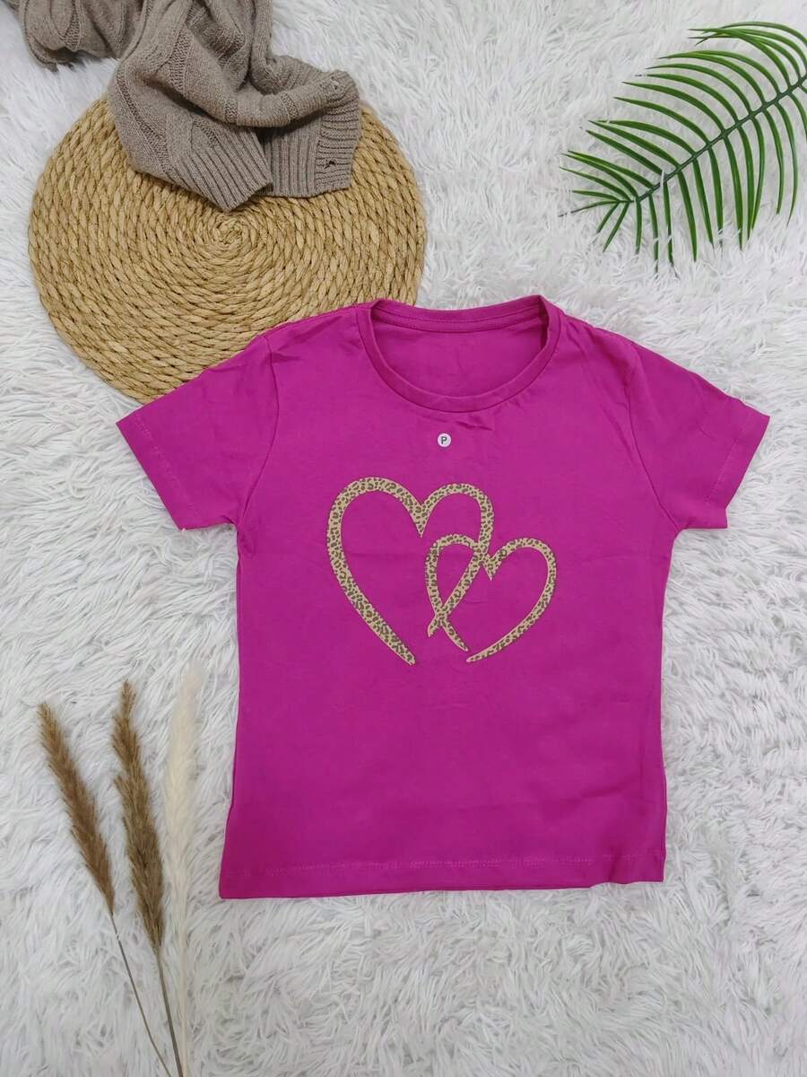 Women T-Shirts - Màu Hồng Tươi - Xem 1