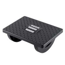 1pc Plastic Footstool With Anti-Slip Feet For Home & Office, Under Desk - White - View 2