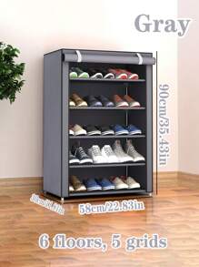 店家推薦簡約鞋櫃,宿舍臥房收納鞋架,多層組裝現代極簡鞋櫃 - 彩色 - 查看 9