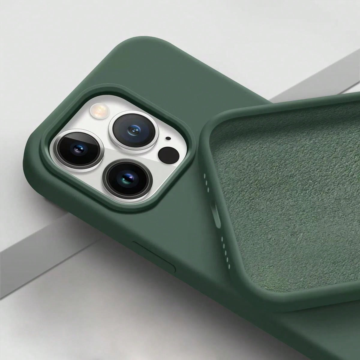 Liquid Silicone Magsafe Wireless Charger Case Compatible With