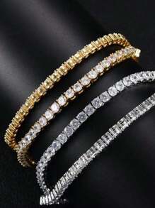 Men's Necklace Sets - Bạc - Xem 2