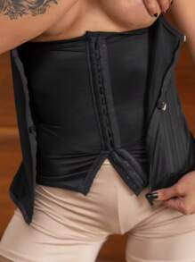 NINFRODITE Double-Strap High Compression Shaping Belt Slimming Waist - 黑色 - 查看 2