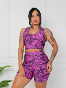SHOWOFF Women Sports Sets - Forest Purple - View 1