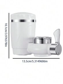 1 Piece White Faucet Water Filter Front Kitchen Purifying Water Filter Tap Water Filter Front Faucet Filter Faucet Accessories Easy Installation Water Purification Filter - White - View 2