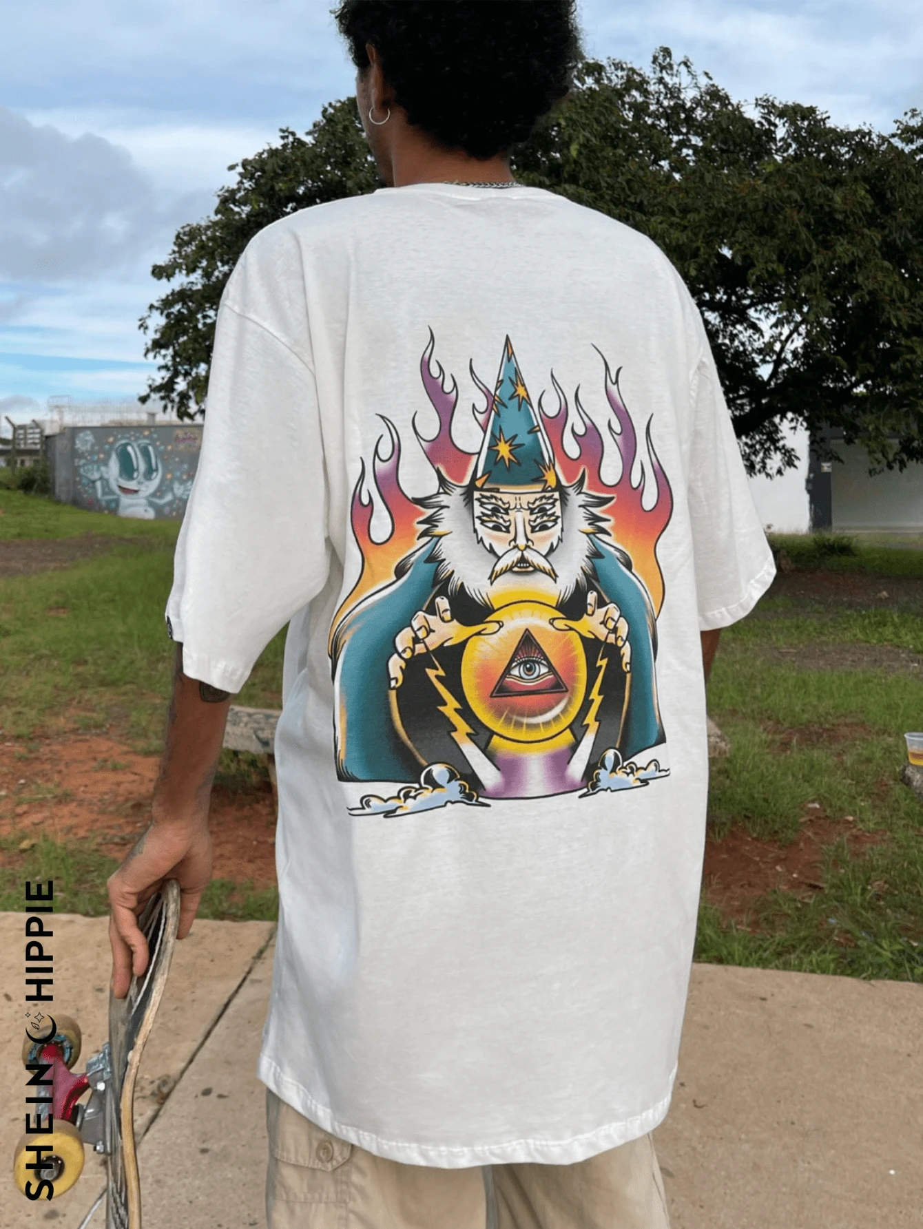 Women T-Shirts - 香檳色 - 查看 1