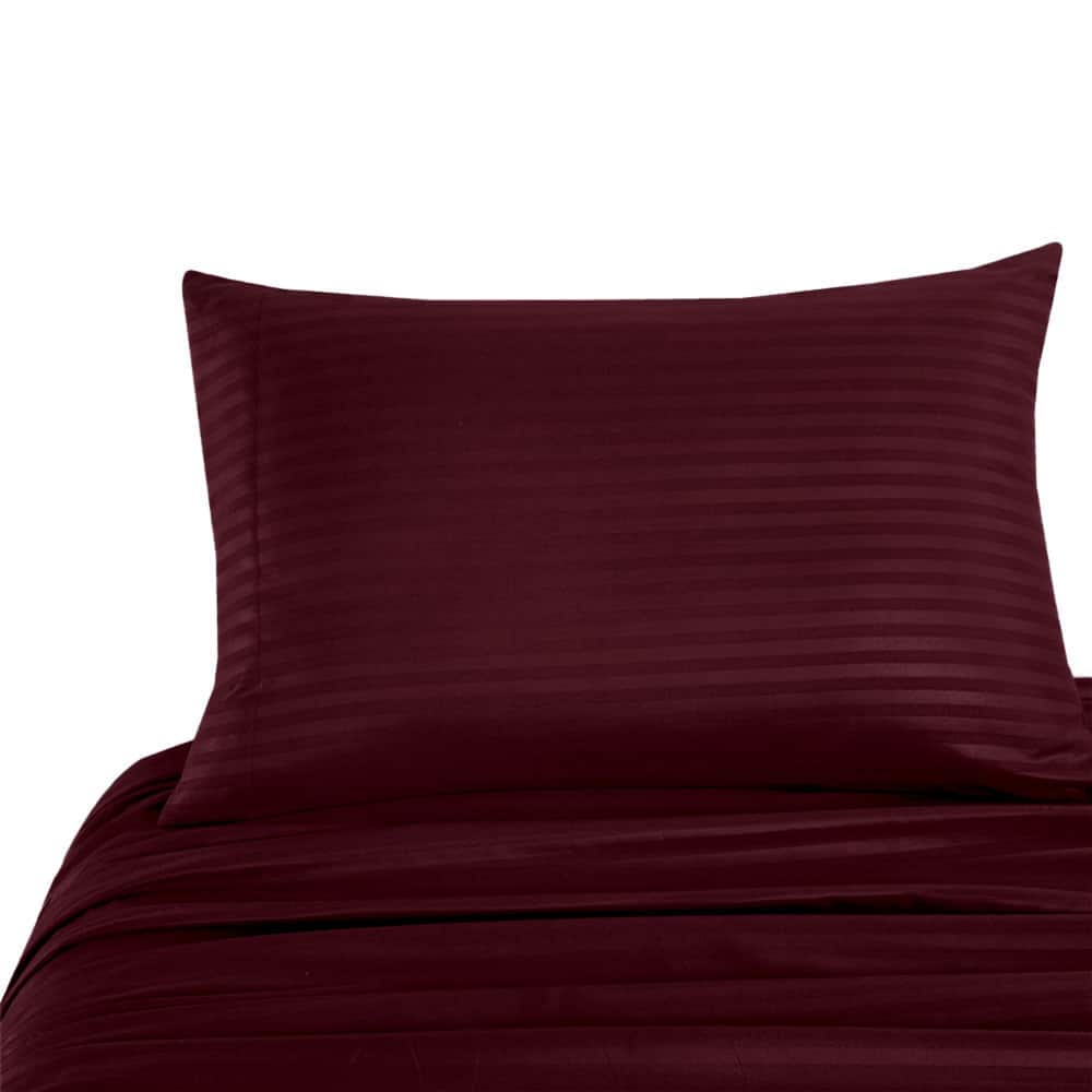 Sheet Sets with Pillowcases - Maroon - View 1