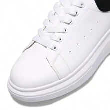 Shendy Vendy Tenis Hombre de Moda Sneakers Running Casual Tenis de Deporte-Zapato deportivo casual blanco para hombres, zapato de skate de moda ligero y transpirable con punta redonda y suela antideslizante.