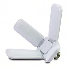 Foco Bombillo de Luz Led de 4 Hojas Plegable 28 W - Blanco - Ver 2