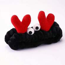 1頭蟹形髮箍,適合女性既可洗臉又可敷面膜,可愛卡通髮箍和髮飾