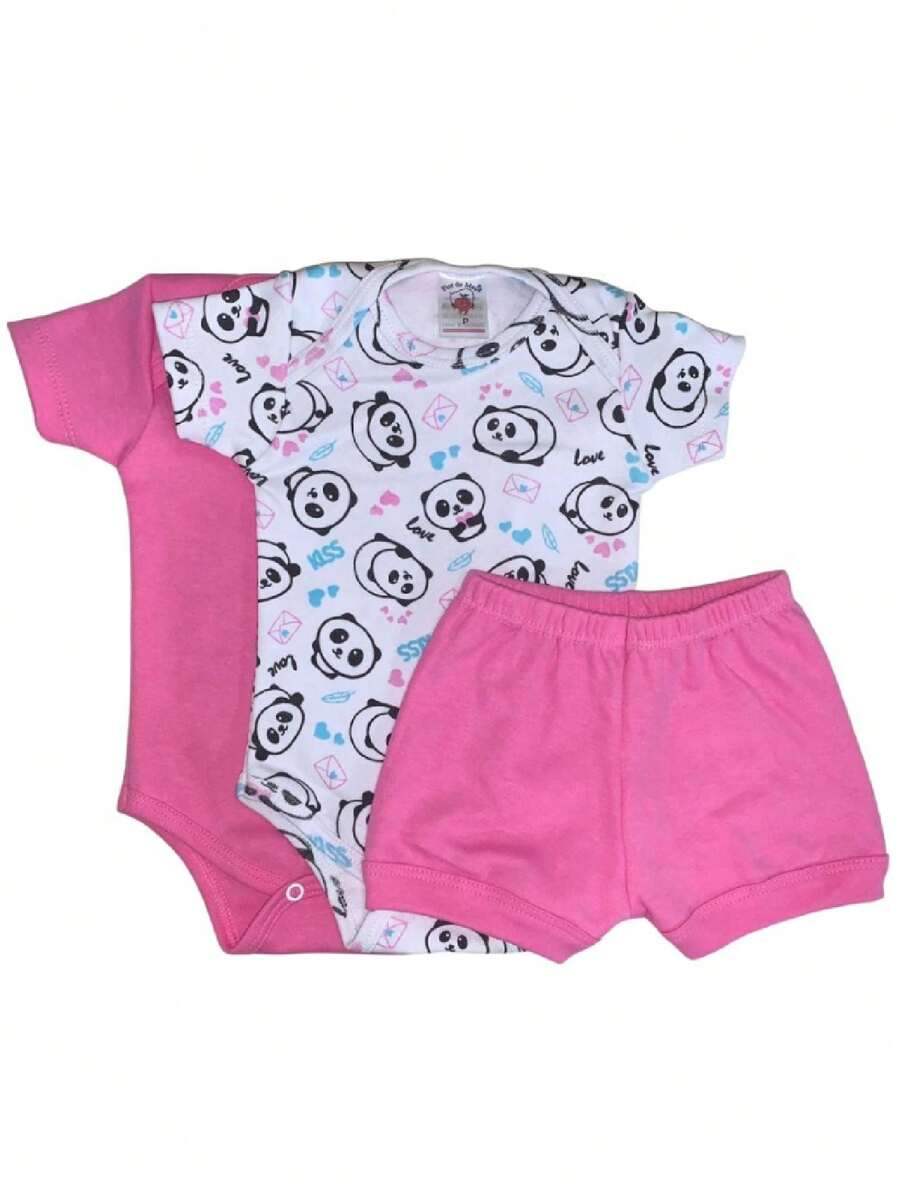 Baby Girls Sets - 玫紅色 - 查看 1