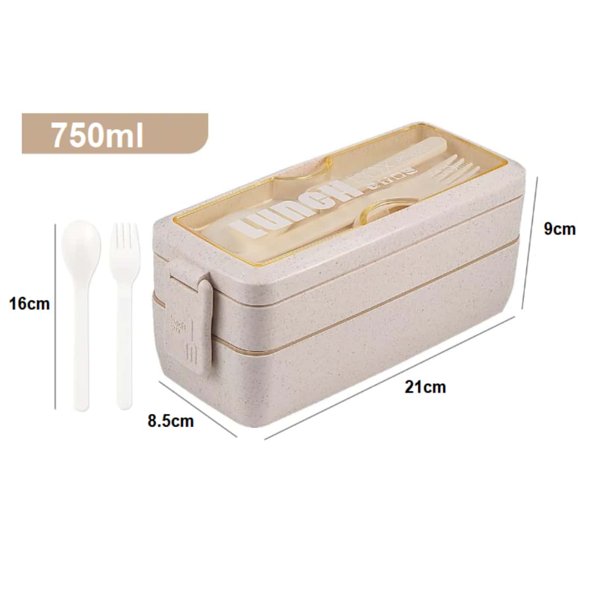 Lunch Box 2 Levels Bento Lunch Carrier SHEIN UK