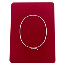 Bracelete Prata 925 Feminino Fio Redondo - Prata - Visão 2
