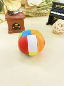 1 Pieza Rompecabezas De Montaje Inteligente En Forma De Bola Con Cuerda Para Colgar, Juguete Miniatura De Construcción En Cubo Clásico Para Niños Retro - Multicolor - Ver 5