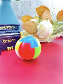 1 Pieza Rompecabezas De Montaje Inteligente En Forma De Bola Con Cuerda Para Colgar, Juguete Miniatura De Construcción En Cubo Clásico Para Niños Retro - Multicolor - Ver 2