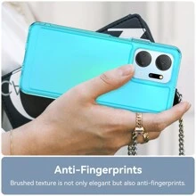New Mobile Phone Case For Honor X7A/X6A/X6S/X6 Case Candy Color Looks Great TPU Soft Rubber Shell Phone Case - Thickened Protective Texture, Button Sensitive, Comfortable In Hand - Transparent blue - View 5