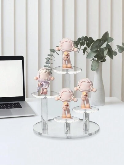 1 套透明亚克力展示储物架秋季家居装饰房间装饰