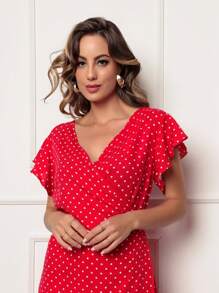 Women Dresses - Röd - Visa 4