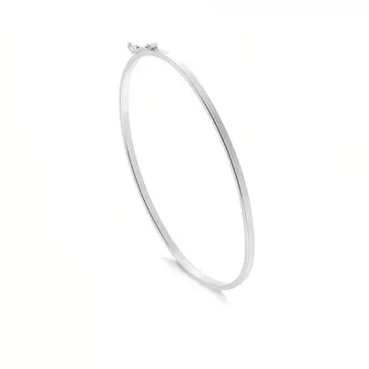 Bracelete Prata 925 Feminino Fio Quadrado
