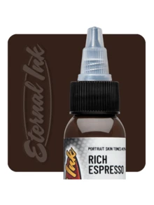 Tinta Tatuaje Eternal Ink de 0.5oz Café, Insumos, Tattoo Ink, Colores Rawhide/Almond/Ivory/Mississippi Mud/Rich Espresso/Sable/Dark Brown/Brown/Plum/Mudslide/Caramel/Cocoa Bean/Dark Ochre - Café - Ver 5