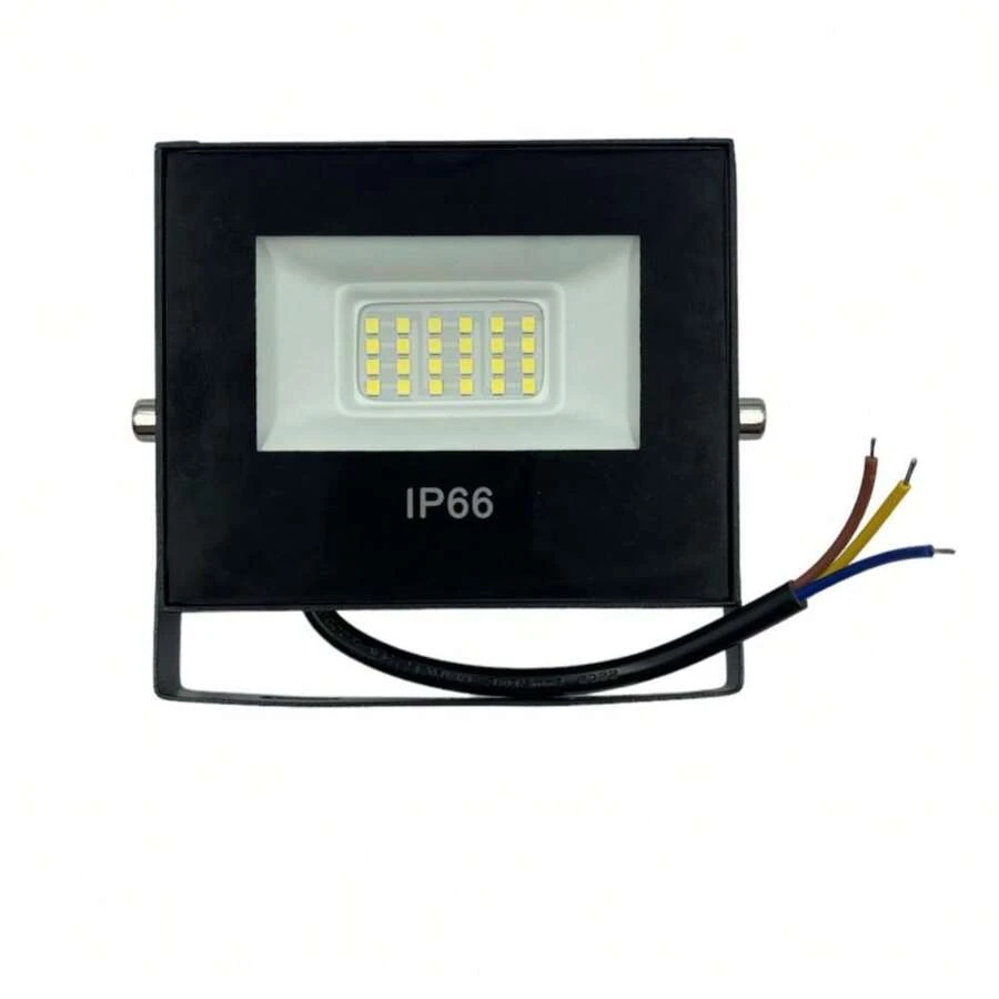 Refletor 50w Holofote Bivolt 110v/220v 6000k Luz Forte - Preto - Visão 1