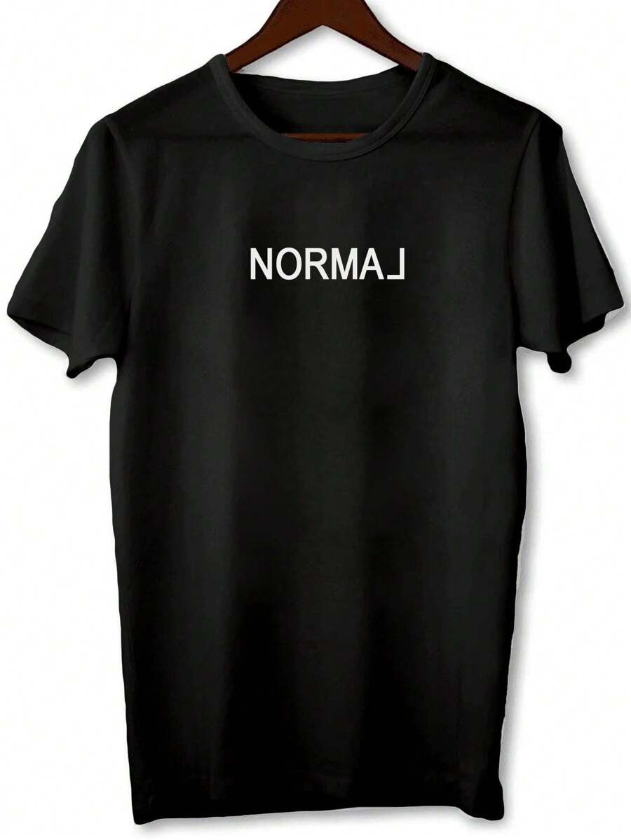 Men T-Shirts - 黑色 - 查看 1