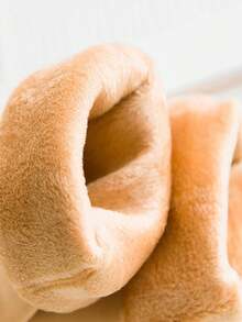 1pc Women's Thick Thermal Lined Mid-Calf Socks, Warm Snow Socks For Autumn/Winter