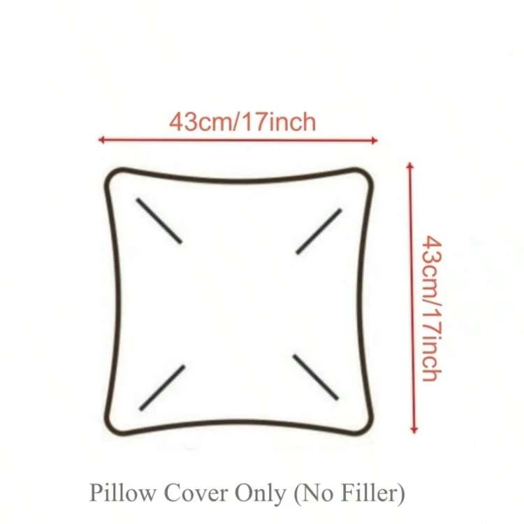Funda de cojín de felpa con copo de nieve, funda de almohada decorativa de piel de felpa suave de 43x43cm para decoración de sofá y sala de estar, funda de cojín de Navidad - Blanco - Ver 3
