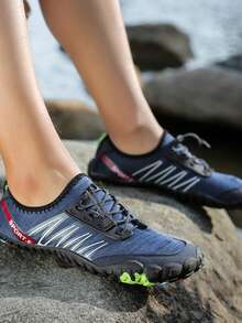 Outdoor Beach Shoes, Couples Anti-Slip Water Shoes For Hiking, Fitness, Climbing, Swimming, Breathable Quick-Drying - Blue - View 3
