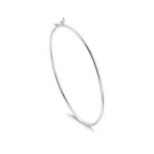 Bracelete Prata 925 Feminino Fio Redondo - Prata - Visão 1