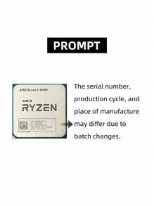 AMD Ryzen 5 4600G 處理器和 A520SD4-W 套裝 A520 晶片組白色 M ATX PC 主機板，搭載 AMD AM4 Zen 2 6核心12線程 CPU，支援 DDR4，PCIe 3.0，M.2，SATA，USB 3.2，集成顯示核心，不含處理器盒 - 白色 - 查看 6