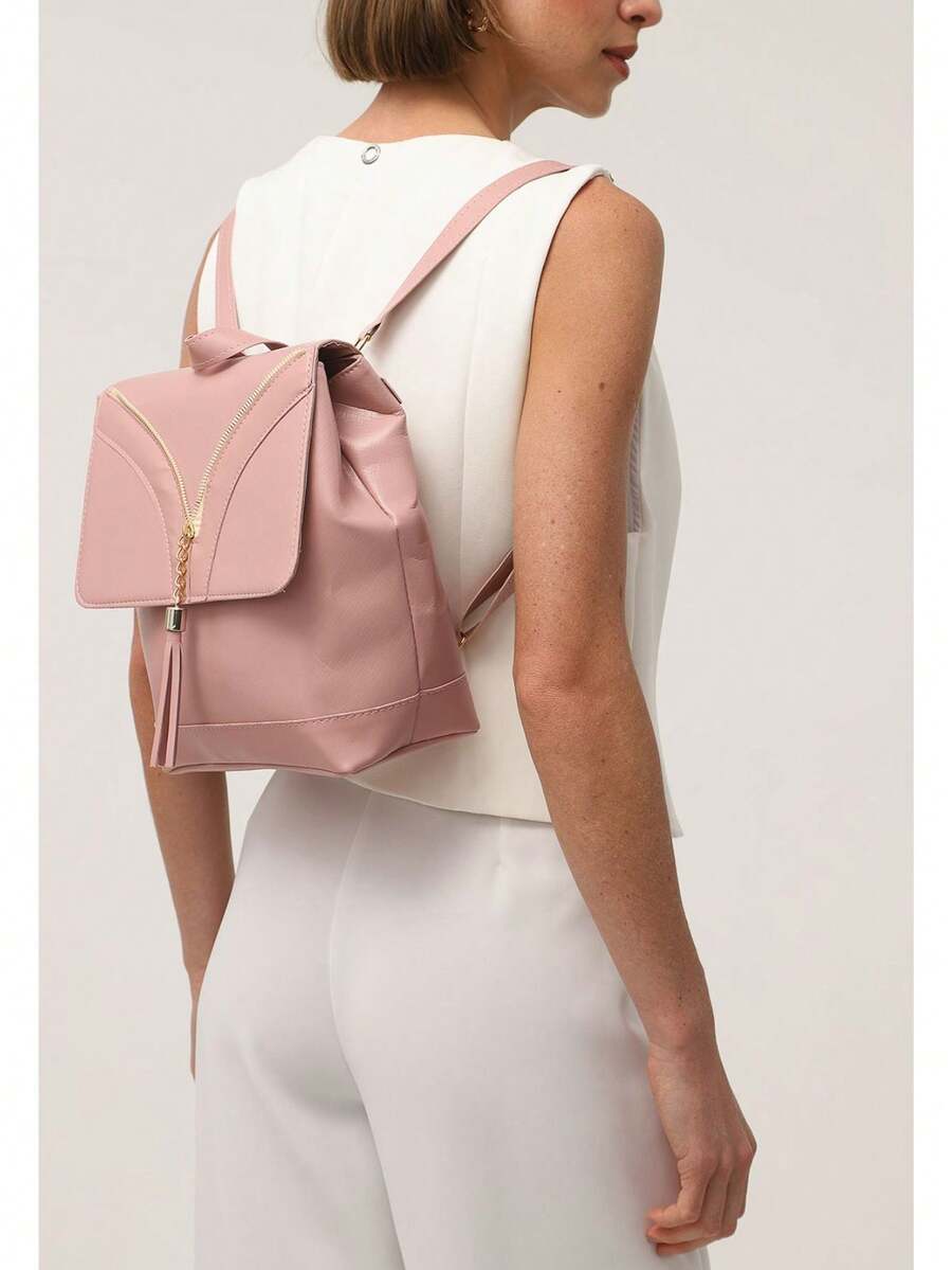 Women Satchels - Màu Hồng baby - Xem 1